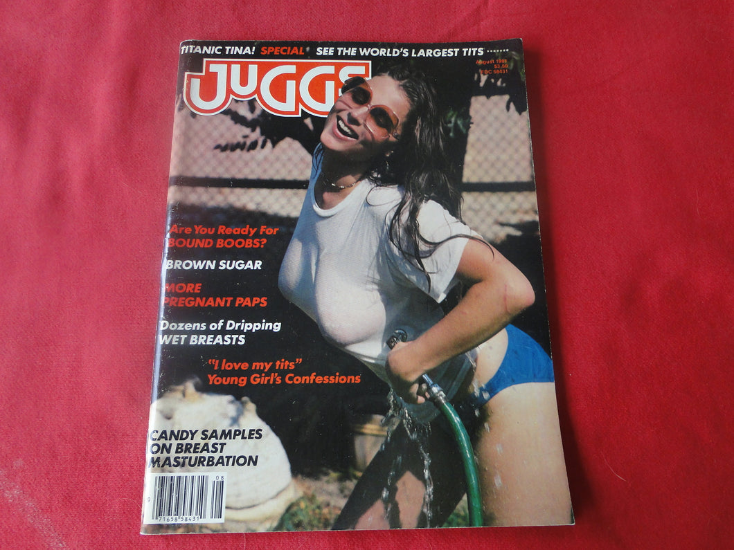 Vintage Nude Erotic Sexy Adult Big Tit Magazine Juggs August 1981        P92