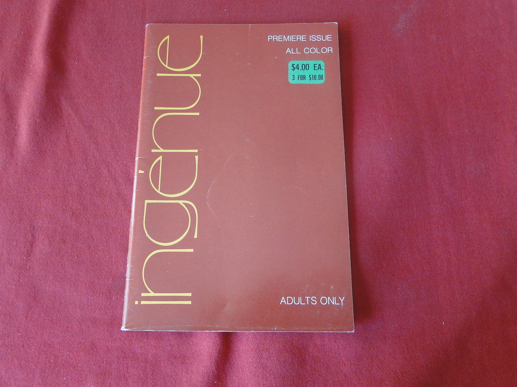 Vintage Nude Erotic Sexy Adult Magazine Ingenue 1978           P73