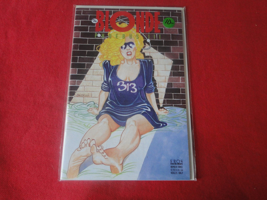 Vintage Nude Erotic Sexy Adult Comic Book The Blonde Phoebus III Franco Saudelli X33