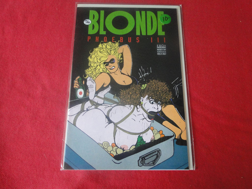 Vintage Nude Erotic Sexy Adult Comic Book The Blonde Phoebus III Franco Saudelli X33
