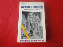 Load image into Gallery viewer, Vintage Erotic Adult Paperback Book/Novel Actor's Choice 1978         HC2
