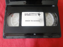 Load image into Gallery viewer, Vintage Adult XXX VHS Porn Tape Adult Video Movie California Star Back To School     BS
