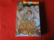 Load image into Gallery viewer, Vintage Adult Erotic Gay VHS Tape Movie Oliver's Birthday Orgy      V5
