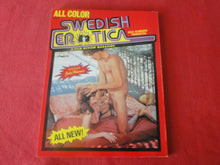 Load image into Gallery viewer, Vintage Nude Erotic Sexy Adult Magazine Swedish Erotica All Color John Holmes No. 1  P95
