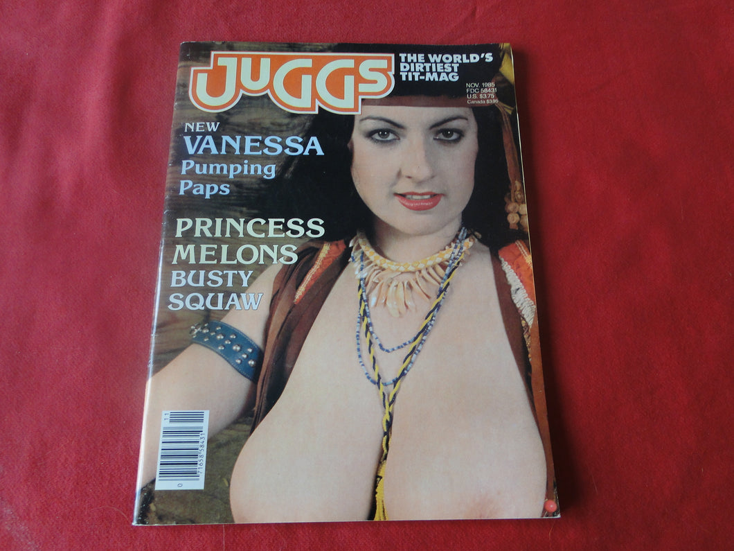 Vintage Nude Erotic Sexy Adult Big Tit Magazine Juggs November 1985      JB12