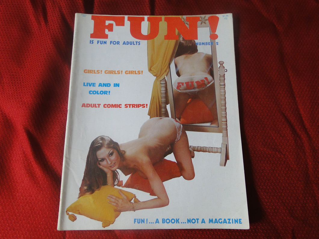 Vintage Nude Erotic Sexy Adult Magazine Fun #2 September 1976       JB54
