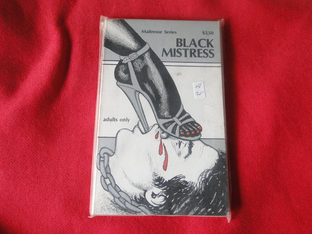 Vintage Erotic Adult Paperback Book/Novel Black Mistress             PB5