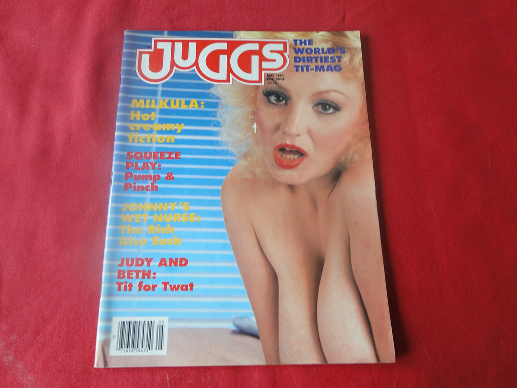 Vintage Nude Erotic Sexy Adult Big Tit Magazine Juggs May 1984 Milkula     JB12