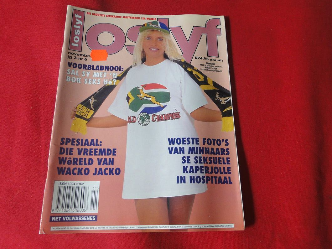 Vintage Nude Erotic Sexy Adult Magazine loslyf November 1997     JB28