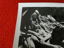 Load image into Gallery viewer, Vintage 18 Year Old + Original Silver Gelatin Nude Women Threesome Orgy Photo  @
