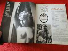 Load image into Gallery viewer, Vintage 18 Year Old + Nude Erotic Sexy Adult Men's Magazine Caper 1963        GJ
