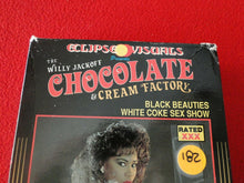 Load image into Gallery viewer, Vintage Adult XXX VHS Porn Tape Video 18 Y.O.+ Chocolate &amp; Cream Factory      CJ
