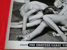 Load image into Gallery viewer, Vintage Original Pinup Promotional Movie Photo Nude 18 Carat Virgin
