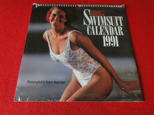 Load image into Gallery viewer, Vintage Large Semi-Nude Pinup Wall Calendar Sport Illustrated Swimsuit 1991    B
