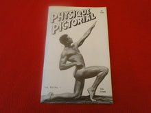 Load image into Gallery viewer, Vintage Erotic Sexy Gay Interest Magazine Physique Pictorial 1966 V. 16 #1   HK1
