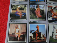 Load image into Gallery viewer, Vintage Large Semi-Nude Pinup Wall Calendar Melissa Tkautz Sporting Models 97  B
