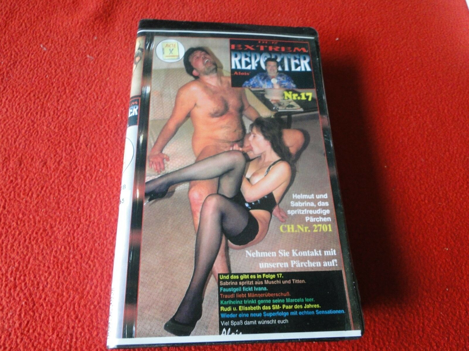 1600px x 1200px - Vintage Adult XXX VHS Porn Tape Video German Extreme Reporters 26 â€“  Ephemera Galore