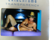 Load image into Gallery viewer, VINTAGE 35MM SLIDE MALE 18 YEAR OLD + GAY INTEREST BEEFCAKE MUSCLE SEMI NUDE  G4
