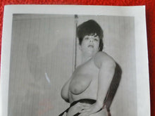 Load image into Gallery viewer, Vintage Original Nude Woman Pinup Huge Tits Nipples Silver Gelatin Photo   A
