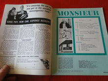 Load image into Gallery viewer, Vintage 18 YO + Nude Erotic Adult Men&#39;s Magazine Monsieur June 1967           85
