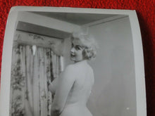 Load image into Gallery viewer, Vintage Original Nude Large Breasted Woman Erotic Pinup Silver Gelatin Photo  K
