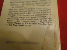 Load image into Gallery viewer, Vintage Sexy Erotic Adult Paperback Book Auto-Eroticism Eros Goldstripe 6
