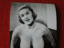Load image into Gallery viewer, Vintage Original Nude Large Breasted Woman Erotic Pinup Silver Gelatin Photo  K
