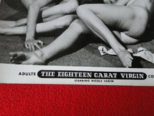 Load image into Gallery viewer, Vintage Original Pinup Promotional Movie Photo Nude 18 Carat Virgin
