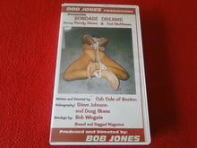 Load image into Gallery viewer, Vintage Adult Erotic Gay Interest VHS Tape BDSM Bondage Dreams Randy Storm
