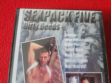 Load image into Gallery viewer, Vintage Adult Erotic Gay Interest VHS Tape Sexpack Five Dirty Deeds            F
