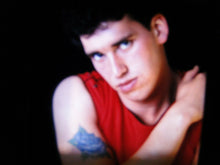 Load image into Gallery viewer, VINTAGE 35MM SLIDE MALE GAY INTEREST BEEFCAKE MUSCLE SEMI NUDE HOT BUFF FE!
