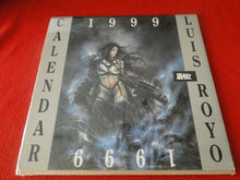 Load image into Gallery viewer, Vintage Semi-Nude Pinup Wall Calendar SEALED 12 x 12 1999 Luis Royo            F
