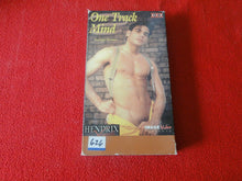 Load image into Gallery viewer, Vintage Adult Erotic Gay Interest VHS Tape One Track Mind Domino               J
