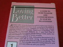 Load image into Gallery viewer, Vintage Adult Erotic XXX Porn VHS Tape  Loving Better 1                       A3

