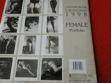 Load image into Gallery viewer, Vintage Large Semi-Nude Pinup Wall Calendar 1998 Gunter Blum Portfolio SEALED  D
