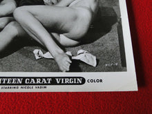 Load image into Gallery viewer, Vintage Original Pinup Promotional Movie Photo Nude 18 Carat Virgin

