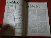 Load image into Gallery viewer, Vintage Erotic Sexy Gay Interest Muscle Magazine Iron Man Oct. 1953           HJ
