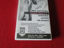 Load image into Gallery viewer, Vintage Adult Erotic Gay Interest VHS Tape BDSM Whipped Creamed Donny Russo
