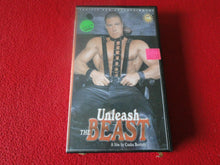 Load image into Gallery viewer, Vintage Adult Erotic Gay Interest VHS Tape BDSM Unleash the Beast
