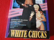 Load image into Gallery viewer, Vintage Adult XXX VHS Porn Tape Video White Chicks Sabrina Blisse              X
