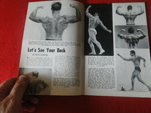 Load image into Gallery viewer, Vintage Erotic Sexy Gay Interest Muscle Magazine Iron Man Dec. 1958           HJ
