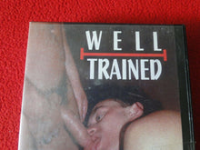 Load image into Gallery viewer, Vintage Adult Erotic Gay Interest VHS Tape Well Trained                        F
