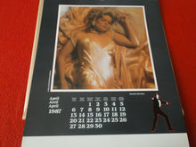 Load image into Gallery viewer, Vintage Large Semi-Nude Pinup Wall Calendar 1987 James Bond Girls 18 x 13.5    D
