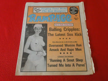 Load image into Gallery viewer, Vintage Classic Adult XXX Porn Newspaper/Magazine Rampage March 1977
