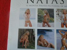 Load image into Gallery viewer, Vintage Large Semi-Nude Pinup Wall Calendar SEALED 12 x 12 2002 Natasha        C
