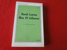 Load image into Gallery viewer, Vintage Sexy Erotic Adult Paperback Book Novel David Lawton Man Of Influence /
