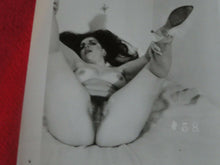 Load image into Gallery viewer, Vintage Original 50's 18 + Nude Woman Hairy Bush Silver Gelatin Pinup Photo   HB
