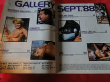 Load image into Gallery viewer, Vintage Nude Erotic Sexy Adult Men's Magazine Gallery September 1988          54
