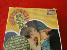 Load image into Gallery viewer, Vintage Adult XXX VHS Porn Tape Video 18 Y.O.+ Teach Me To Suck Tracy Adams   CJ
