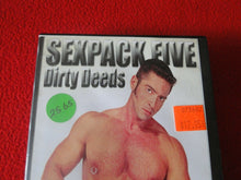 Load image into Gallery viewer, Vintage Adult Erotic Gay Interest VHS Tape Sexpack Five Dirty Deeds            F
